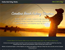 Tablet Screenshot of carolinabeachfishingcharter.com
